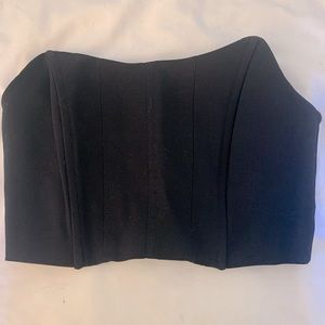 Boutique corset like crop top.
